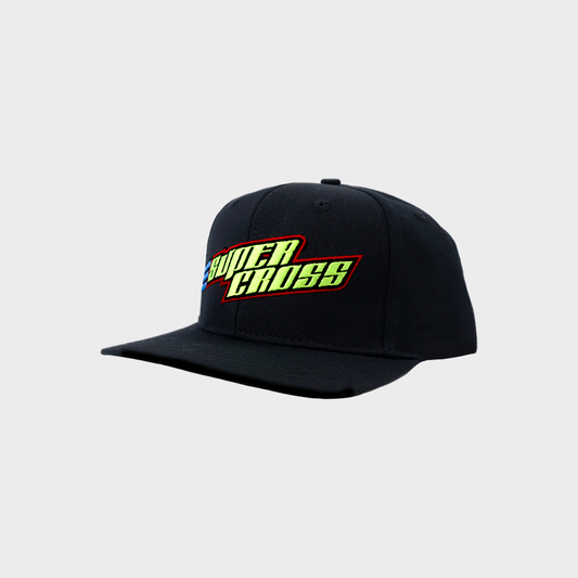 Supercross BMX Hat Stacked Logo Premium Snapback Hat