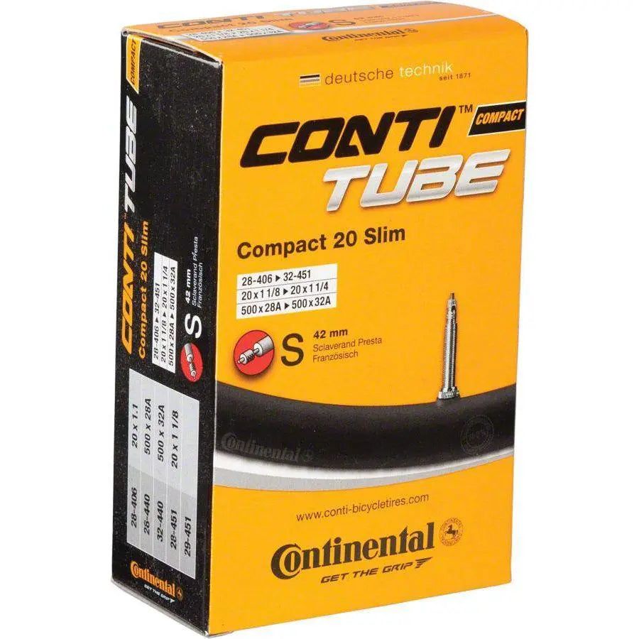 Continental 20 X 1 1/8 - 1 1/4 42mm Presta Valve Tube - Reggies BMX