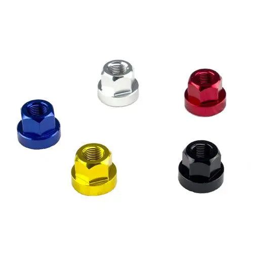 TNT Aluminum Axle Nuts 3/8" x 24 tpi - Reggies BMX