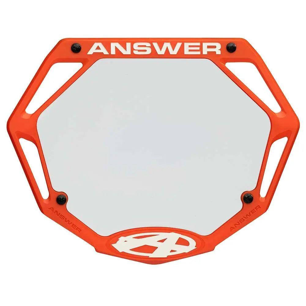 Answer BMX Pro 3D Number Plate - Reggies BMX