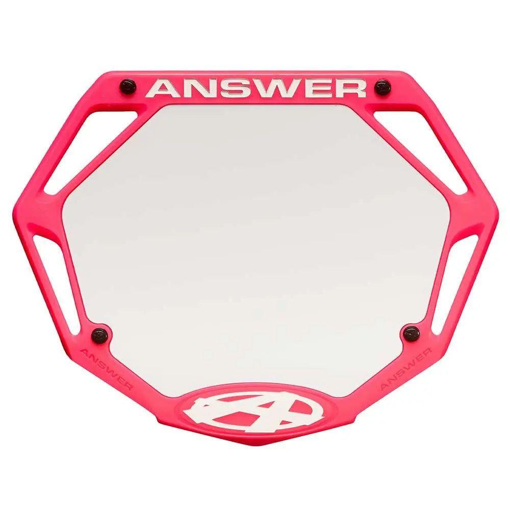 Answer BMX Pro 3D Number Plate - Reggies BMX