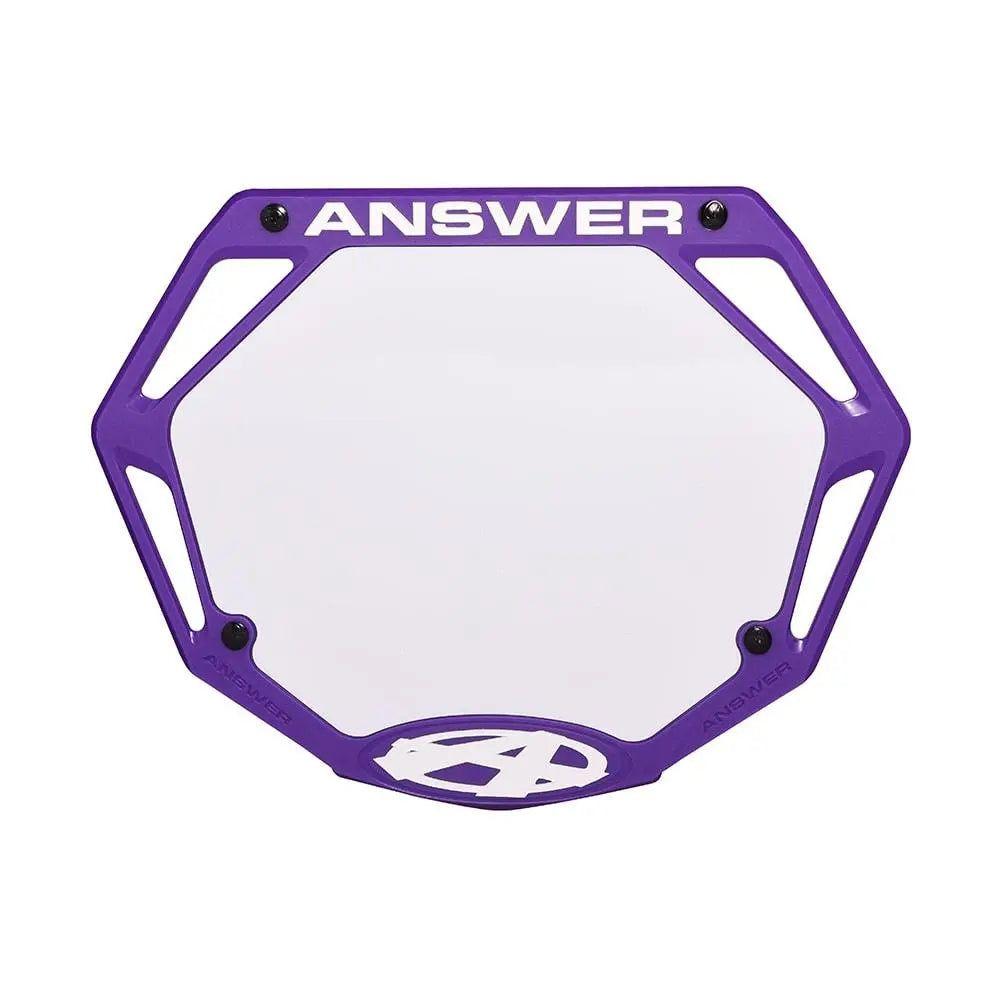 Answer BMX Pro 3D Number Plate - Reggies BMX