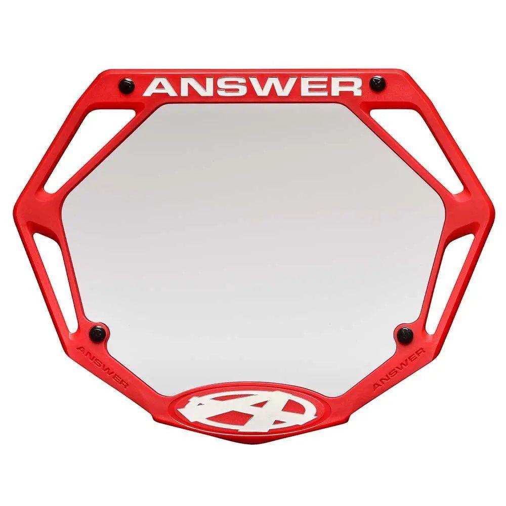 Answer BMX Pro 3D Number Plate - Reggies BMX