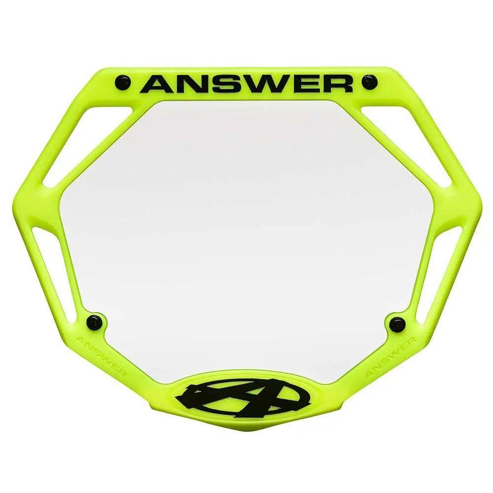 Answer BMX Pro 3D Number Plate - Reggies BMX