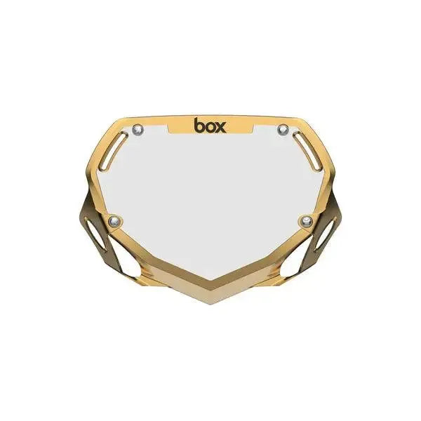 Box Two Chrome Number Plate - Reggies BMX