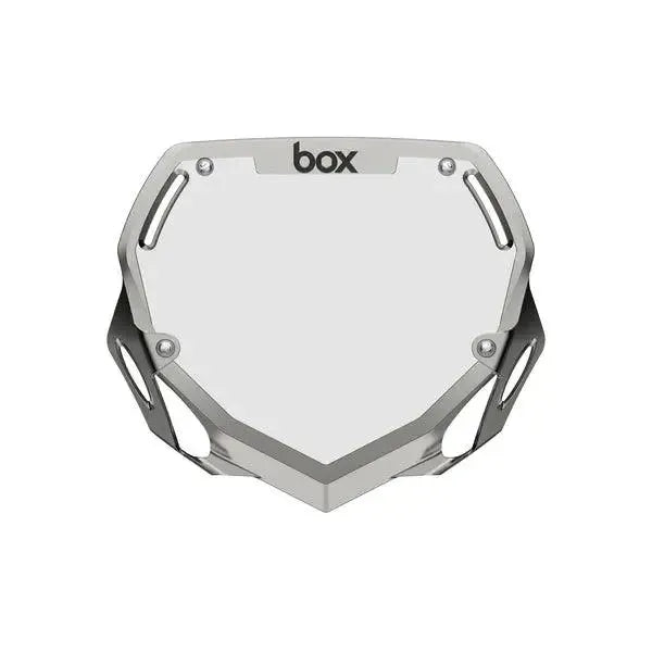 Box Two Chrome Number Plate - Reggies BMX