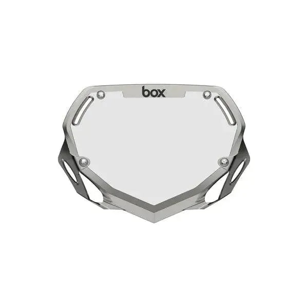 Box Two Chrome Number Plate - Reggies BMX