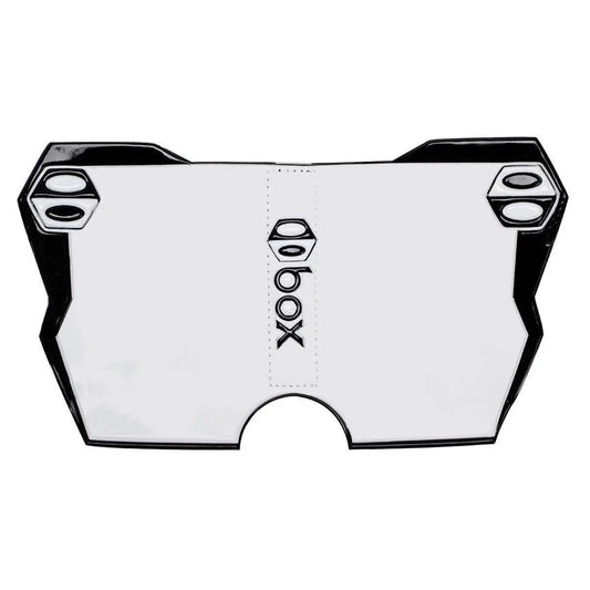 Box Two Side Number Plate Black - Reggies BMX