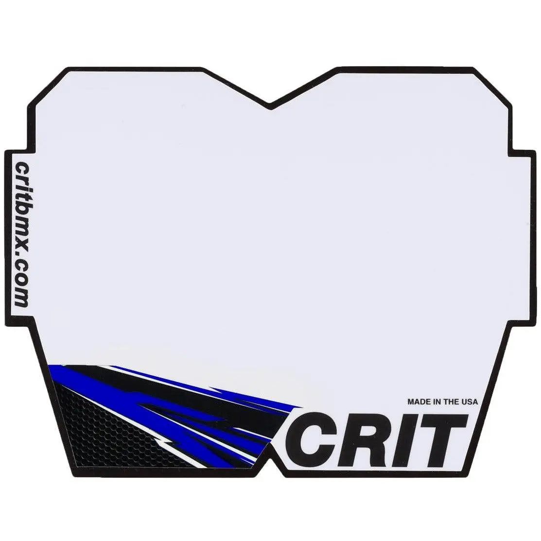 Crit Carbon Number Plate - Reggies BMX