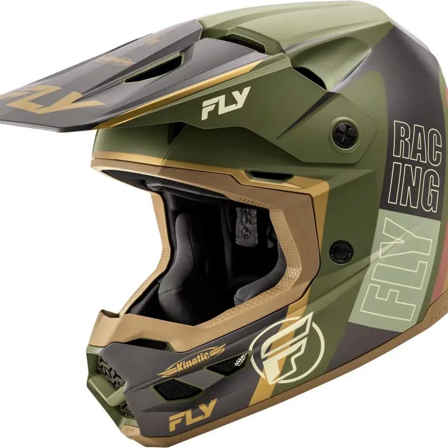 Fly Racing Helmet Full Face Kinetic Vision (2025) - Reggies BMX