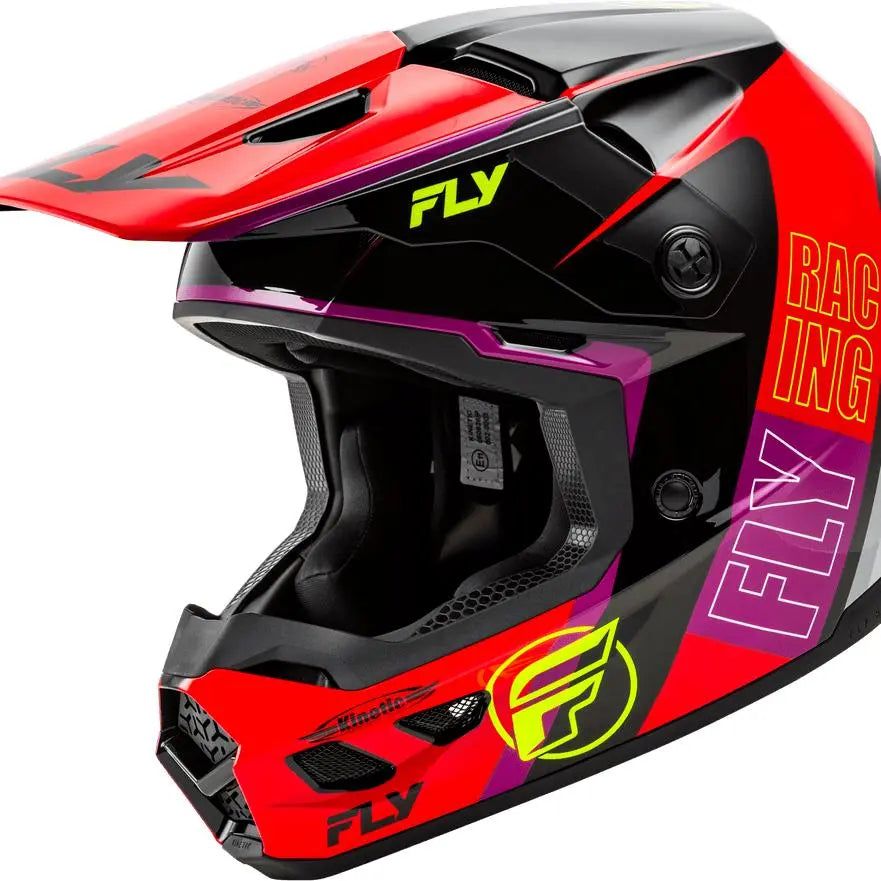 Fly Racing Helmet Full Face Kinetic Vision (2025) - Reggies BMX