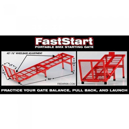 Freshpark Gate BMX FastStart Portable Starting Gate with Grip Tape - Reggies BMX