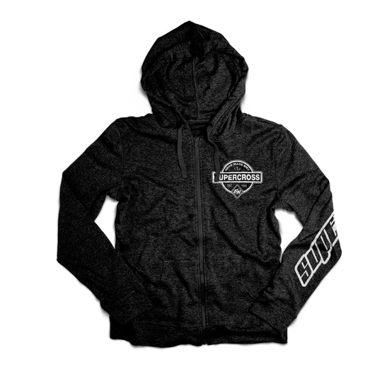 Supercross BMX Hoodie Hand Made BMX - Zip Up