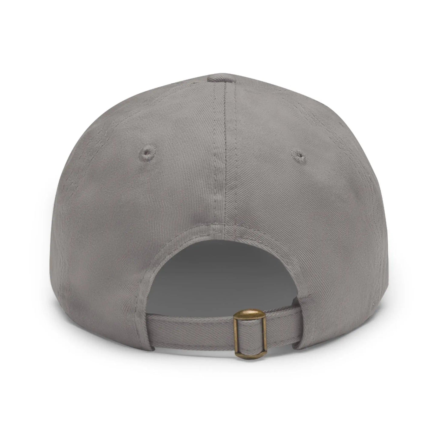 Leather Patch Dad Hat - Reggies Bike Shop Baseball Cap Printify