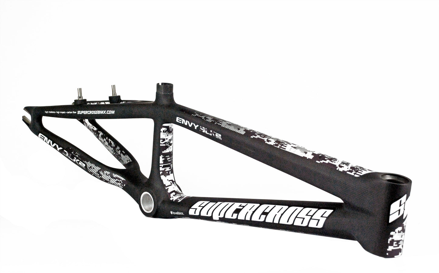 Cuadro BMX Supercross ENVY BLK 2 - Cuadro de carreras BMX de fibra de carbono 