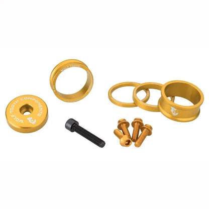 (NOT IN ASCEND) Wolf Tooth Bling Kit Headset Spacers 3, 5, 10, 15mm Wolf Tooth