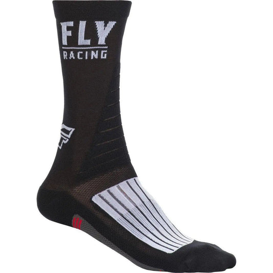 Fly Racing Fly Factory Rider Sock Black/White/Red - Reggies BMX