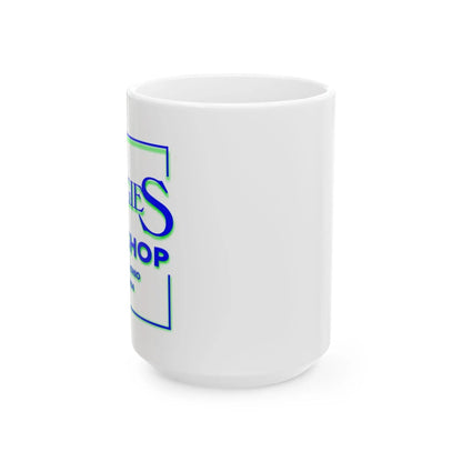 Reggie's Ceramic Mug - Green/Blue 11oz/15oz Printify