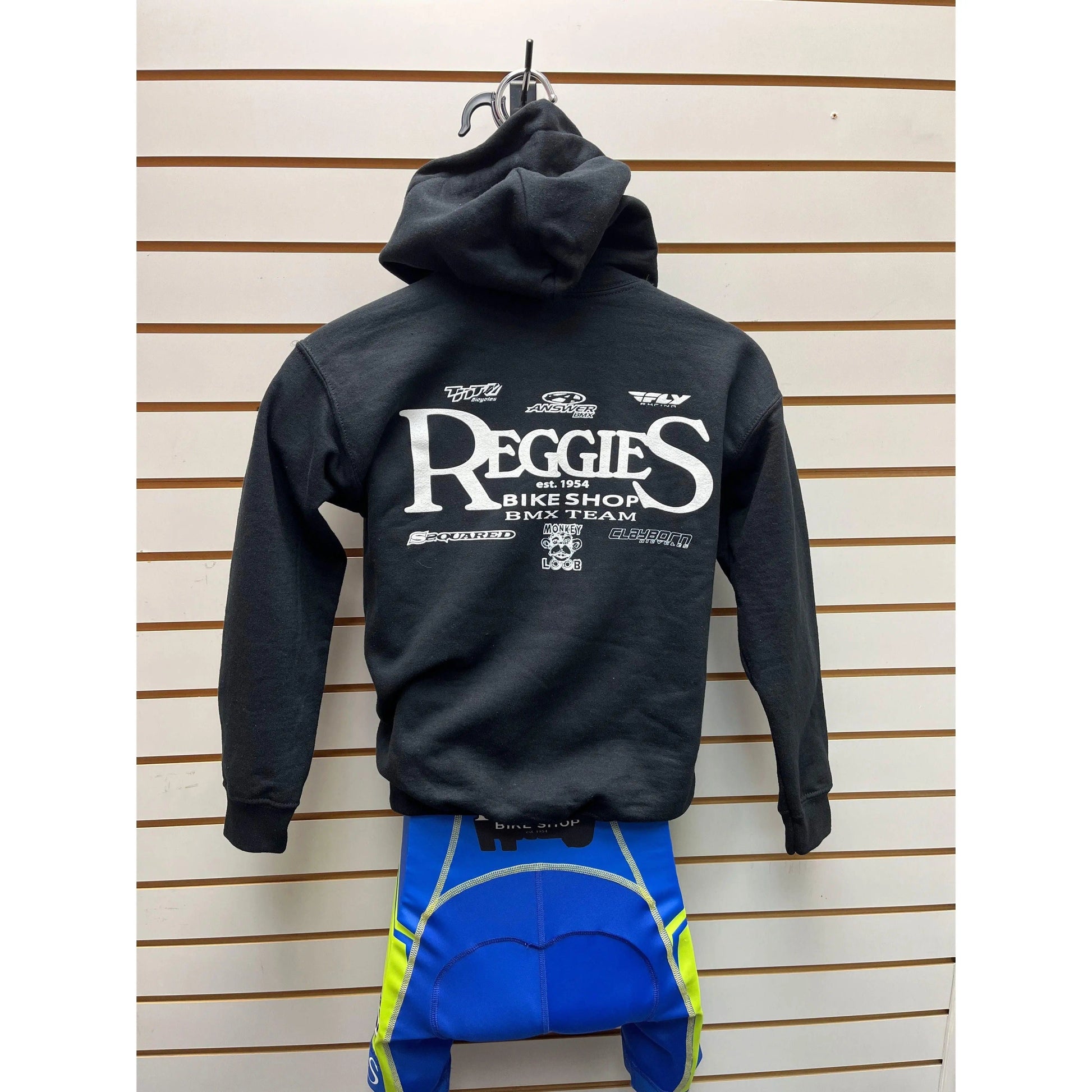 Reggie's Team Youth Hoodie Black - Reggies BMX