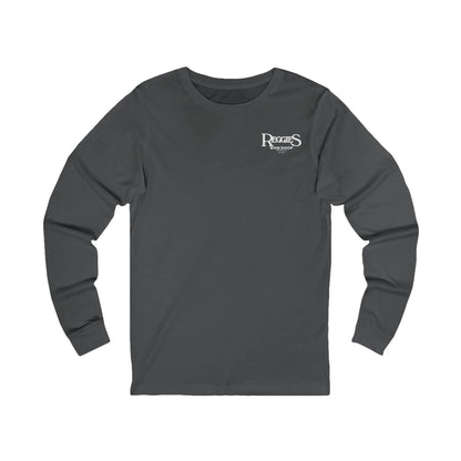 Reggies Bike Shop  Adult Jersey Long Sleeve Tee Printify