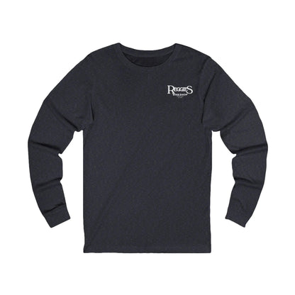 Reggies Bike Shop  Adult Jersey Long Sleeve Tee Printify