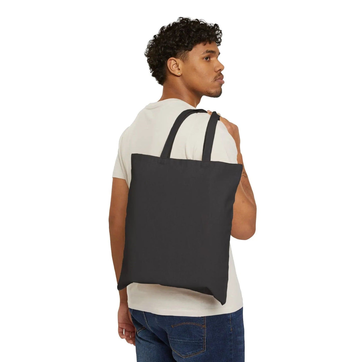 Reggies Bike Shop  Cotton Canvas Tote Bag Printify