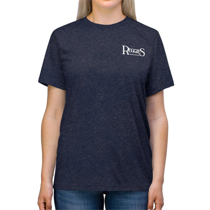 Reggies Square Logo Back T-Shirt Short Sleeve Adult Printify