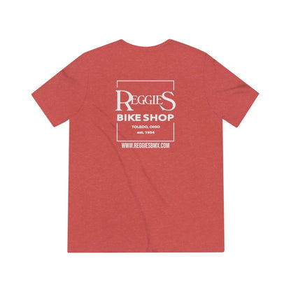 Reggies Square Logo Back T-Shirt Short Sleeve Adult Printify