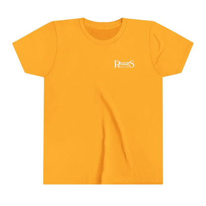 Reggies Square Logo Back T-Shirt Short Sleeve Youth Printify