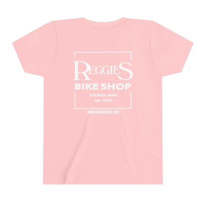 Reggies Square Logo Back T-Shirt Short Sleeve Youth Printify