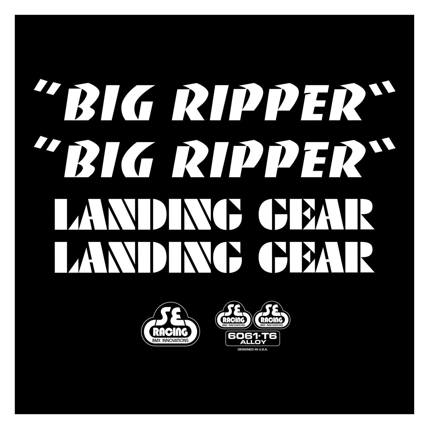 SE Bikes Decal Set Big Ripper - Reggies BMX