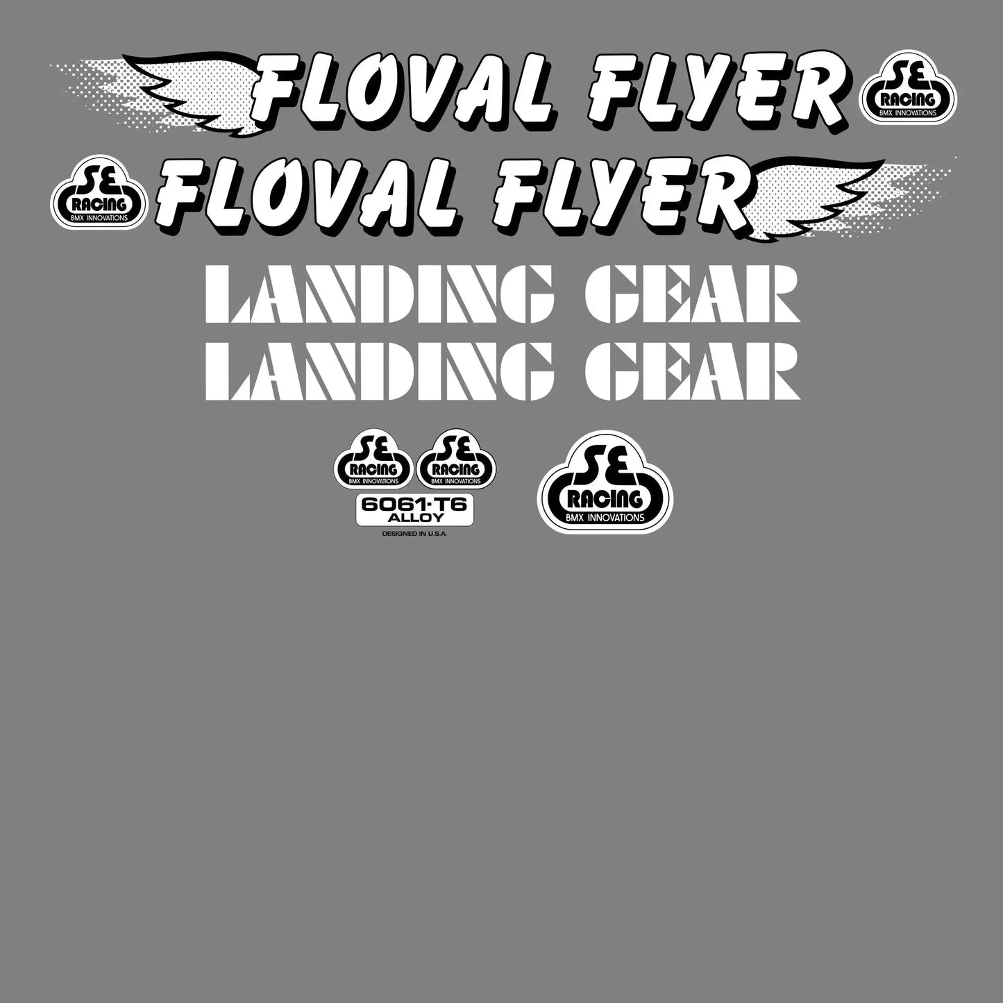 SE Bikes Floval Flyer Decal Set - Reggies BMX