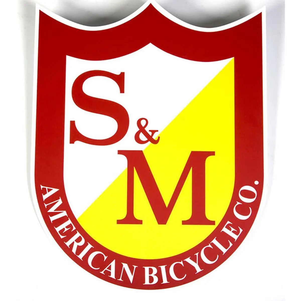 S&M Bikes Decal Sticker Individual Big Shield - Reggies BMX