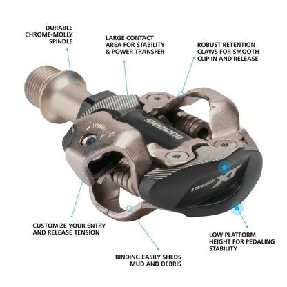 Shimano Pedals Clip PD-M8100 SPD XT - Reggies BMX