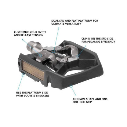 Shimano Pedals Clip PD-T8000 SPD XT - Reggies BMX