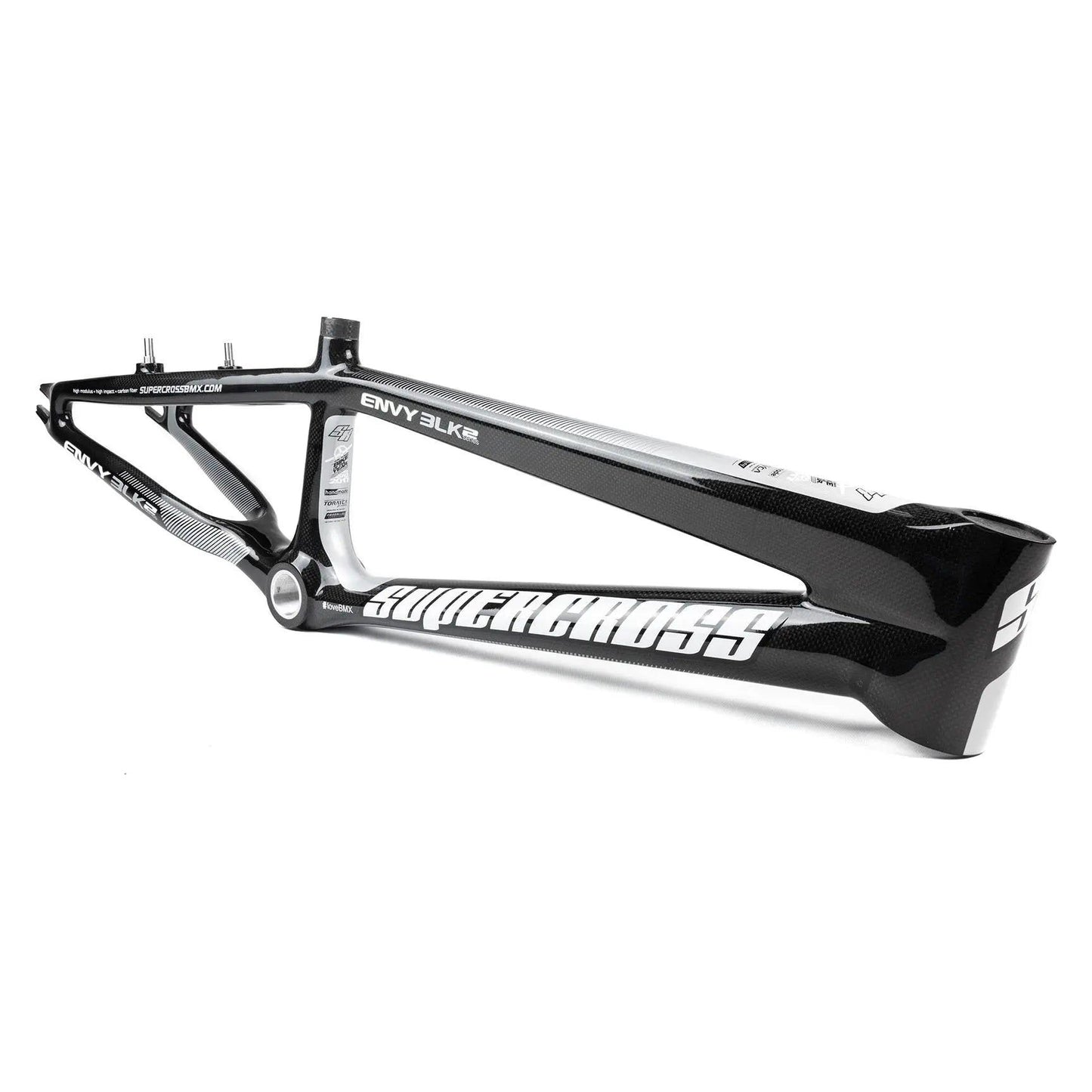 Supercross BMX Frame ENVY BLK 2 - Carbon Fiber BMX Race Frame - Reggies BMX