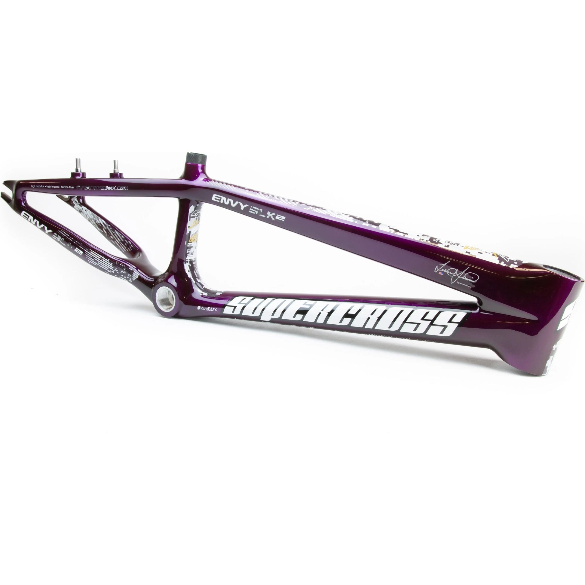 Supercross BMX Frame ENVY BLK 2 - Carbon Fiber BMX Race Frame - Reggies BMX