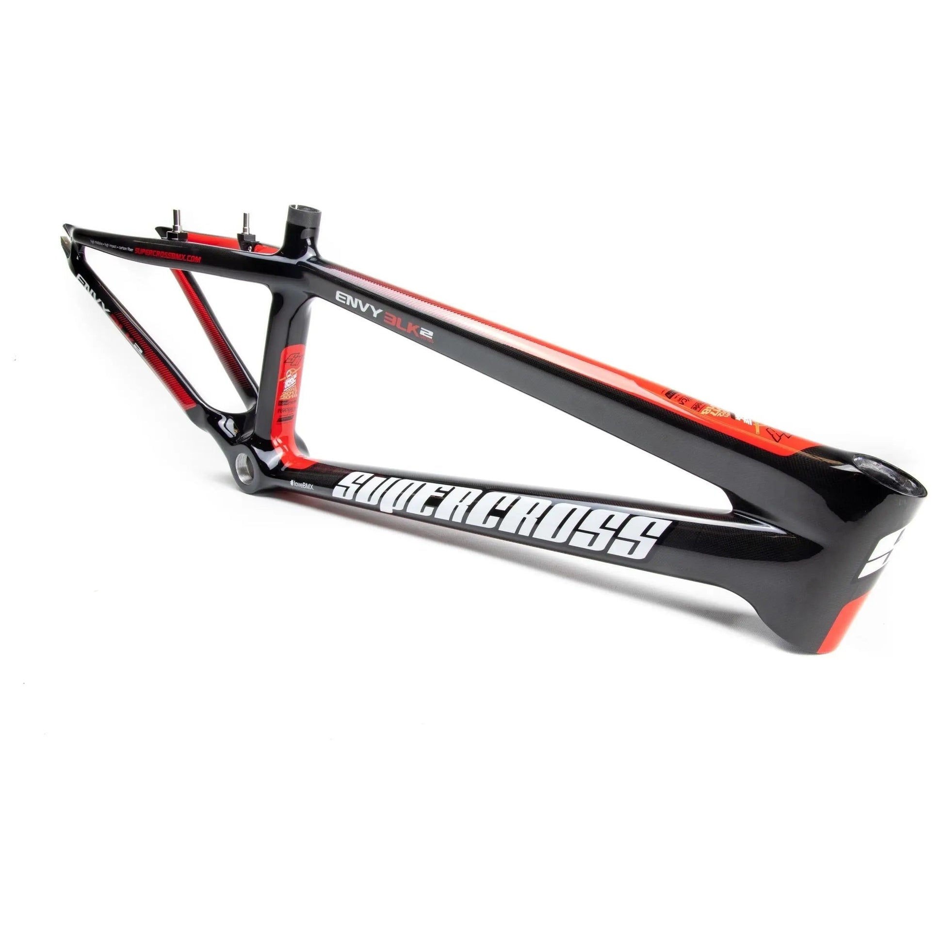 Supercross BMX Frame ENVY BLK 2 - Carbon Fiber BMX Race Frame - Reggies BMX