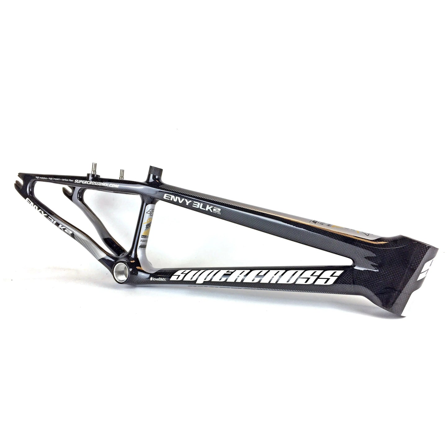 Supercross BMX Frame ENVY BLK 2 - Carbon Fiber BMX Race Frame - Reggies BMX