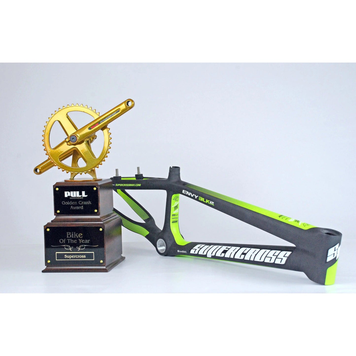 Supercross BMX Frame ENVY BLK 2 - Carbon Fiber BMX Race Frame - Reggies BMX