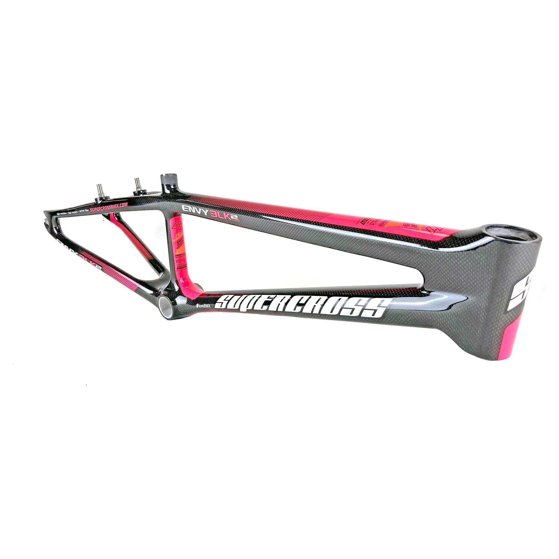 Supercross BMX Frame ENVY BLK 2 - Carbon Fiber BMX Race Frame - Reggies BMX