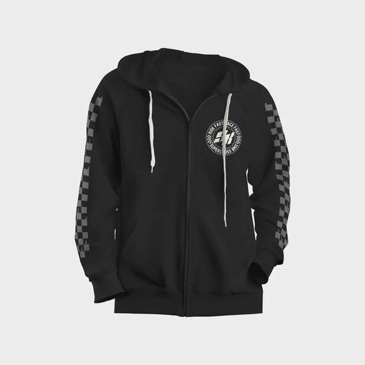 Supercross BMX Hoodie Speed Checks Full Zip - Reggies BMX