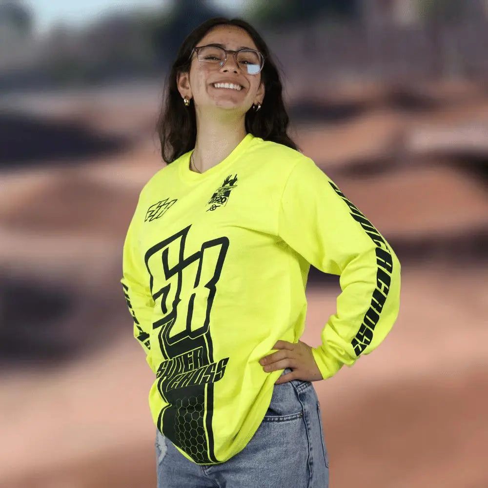 Supercross BMX Jersey Long Sleeve Practice Style T-Shirt - Reggies BMX