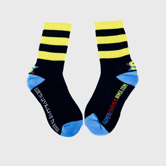 Supercross BMX Socks RETRO BMX Racing Socks - Reggies BMX