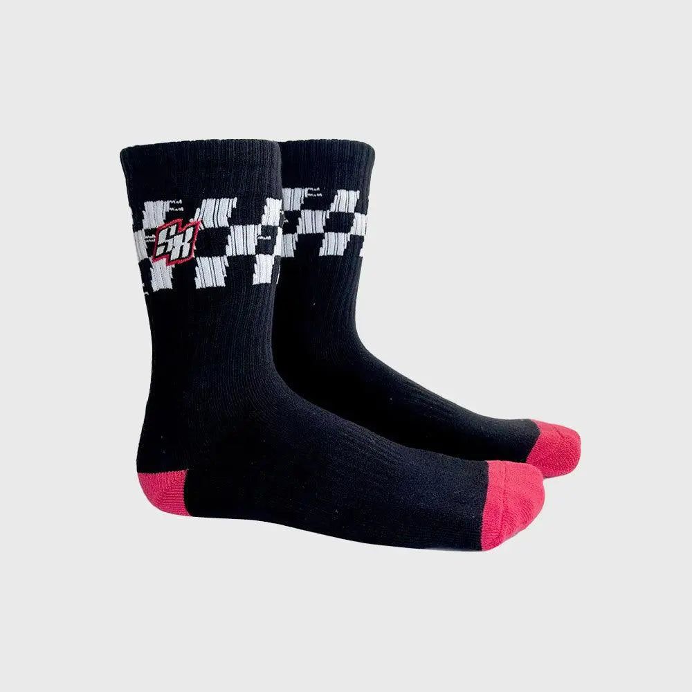 Supercross BMX Socks Speed Checks Socks - Reggies BMX