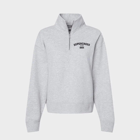 Supercross BMX Sweatshirt Quarter Zip Womens - Reggies BMX