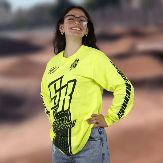 Supercross BMX Jersey Long Sleeve Practice Style T-Shirt