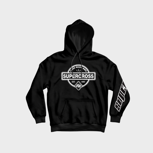 Supercross BMX Hoodie Hand Made BMX - Pull Over