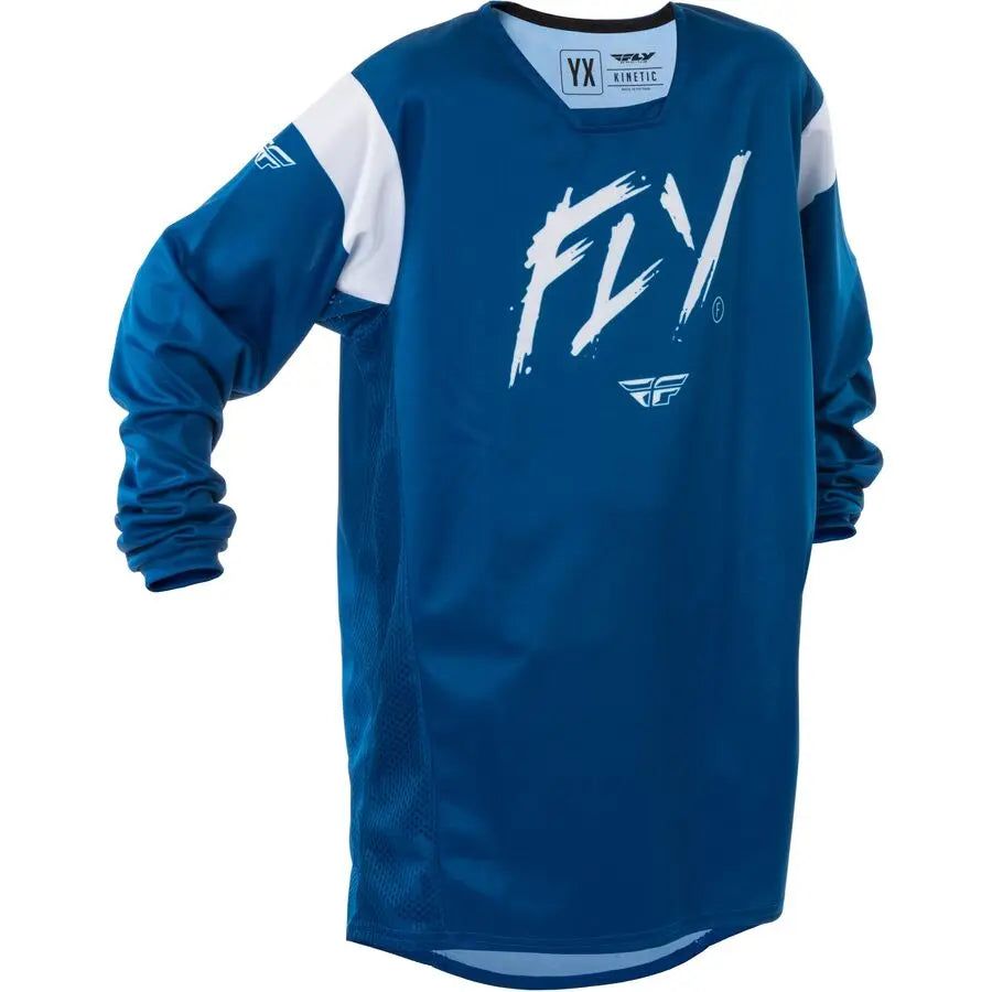 (WPS IS VENDOR) Fly Racing Jersey Kinetic Stoke Youth Bicycle 2025 Fly Racing