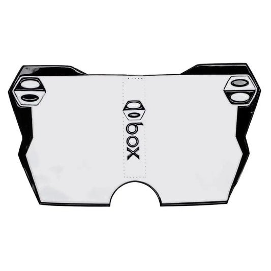 Box Two Side Number Plate Black - Reggies BMX